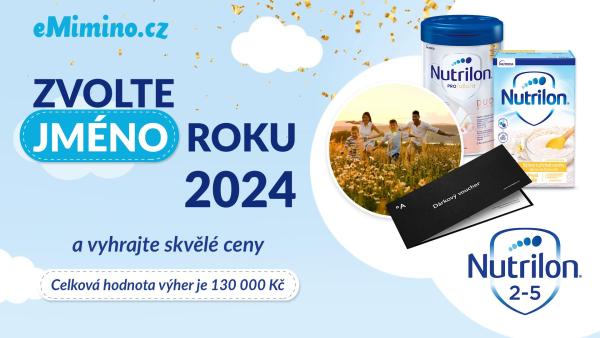 Zvolte Jméno roku 2024 na eMimino.cz s Nutrilon: Vyberte 6 nejkrásnějších jmen pro tento rok