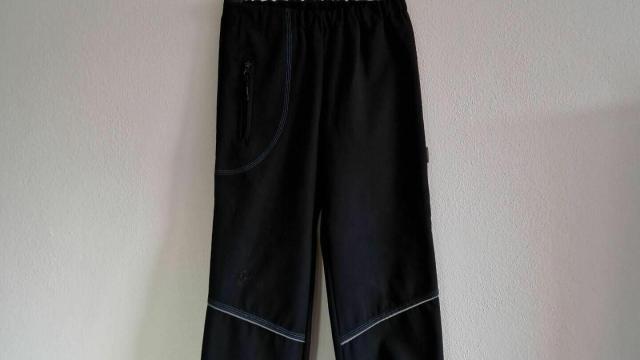 Černé softshellové kalhoty Santi vel. 122
