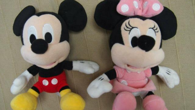 Plyšáci Mickey Mouse+Minnie