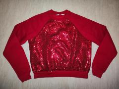 Červená mikina H&M 164