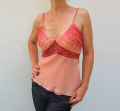 Nový top z hedvábí - 100% silk vel. 38