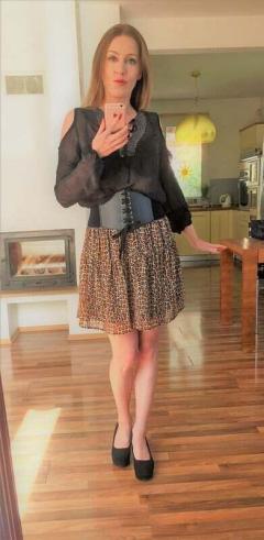 Nová leopard sukně Pc 280, vel L, Janina
