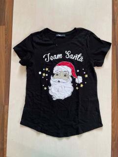 Vánoční triko Santa Team, asi nové, vel S, FB Sister