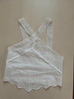 Madeira crop top, vel není cca XS, měřte