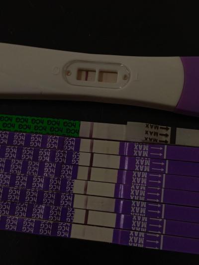 Testování a těhotenský test | Stále pozitivní Mamatest, ostatní TT negativní