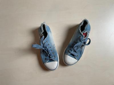 Džínové tenisky, dřené a rty, vel 36, Fashion