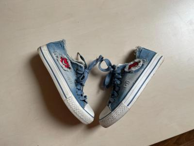 Džínové tenisky, dřené a rty, vel 36, Fashion