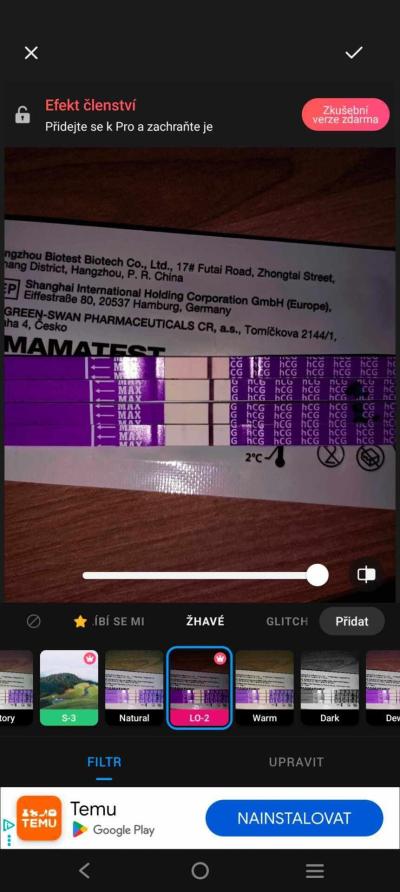 Testování a těhotenský test | Testování 8dpo