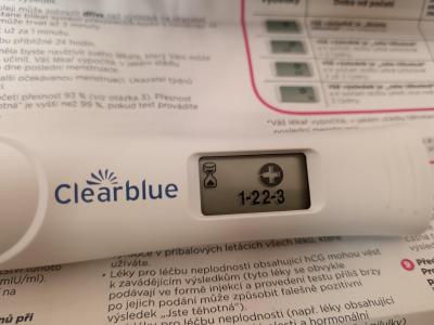 Testování a těhotenský test | Těhotenský test clearblue - pozitivní