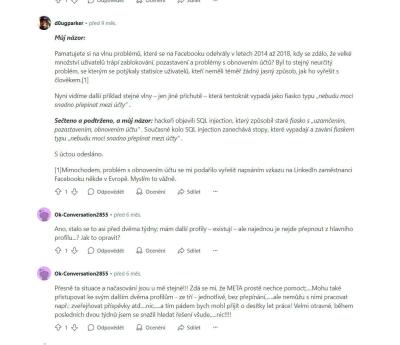 Technologie, mobily, internet | FB - jak si pridat 2.ucet