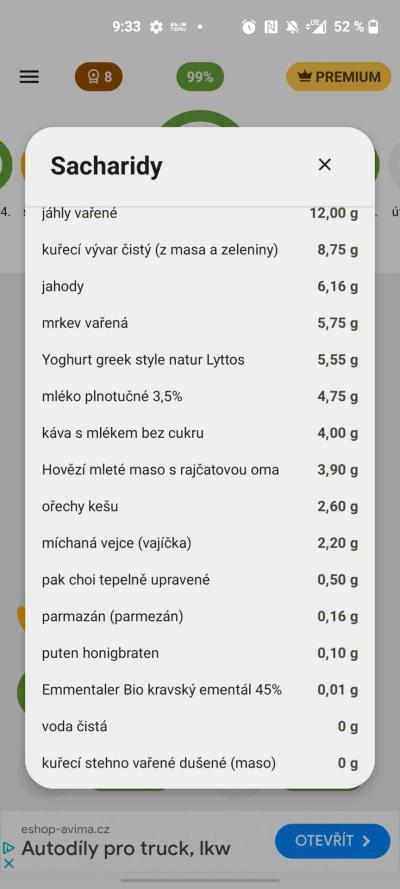 Cvičíme, krásníme a třeba i hubneme | Kaloricke tabulky , nevim si rady