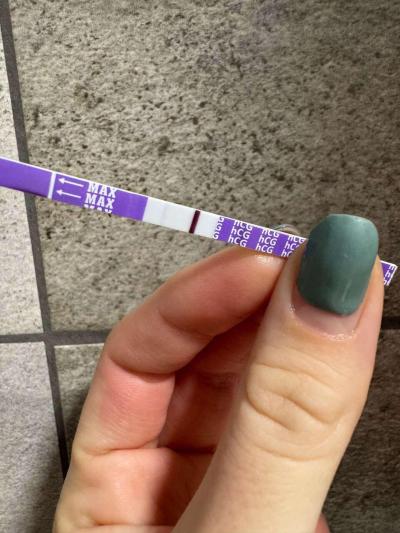 Testování a těhotenský test | Duch na těhotenském testu před menstruací