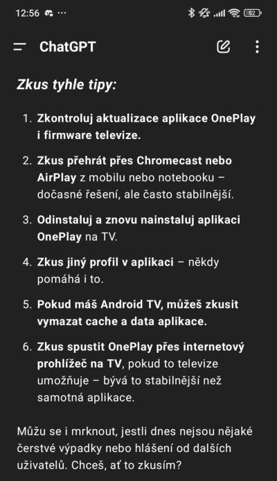 Filmy, seriály, muzika, knížky, hry | OnePlay - neustále výpadky