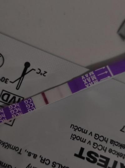 Testování a těhotenský test | 13 DPO - vidíte tam něco?
