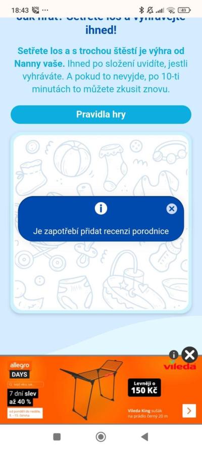 Dotazy pro adminy | Chyba v Matrixu /e-miminu/
