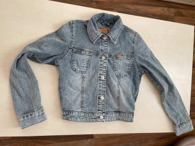 Džínová bunda, plísňová, vel S, Strom jeans