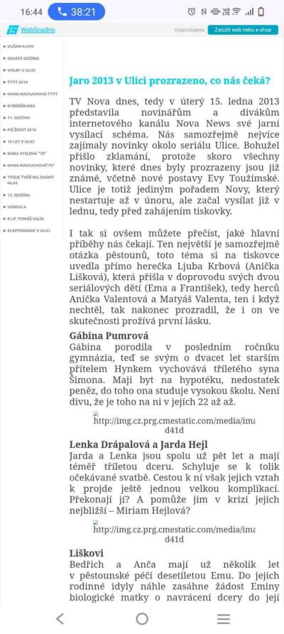 Filmy, seriály, muzika, knížky, hry | Ulice :-)