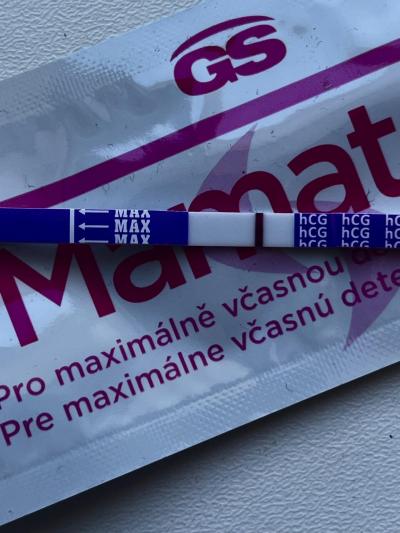 Testování a těhotenský test | Foto: Těhotenský test 2 dny před ms