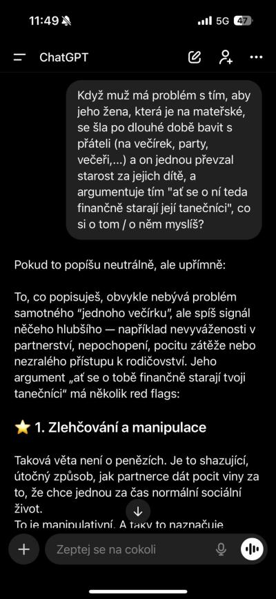Manželství a partnerství | Matky chodíte někdy na party? Muž si mě představuje jen u plotny