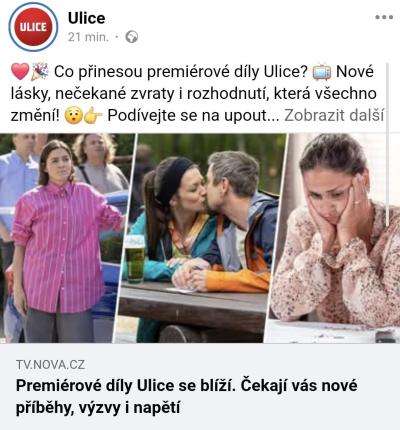 Filmy, seriály, muzika, knížky, hry | Ulice :-)