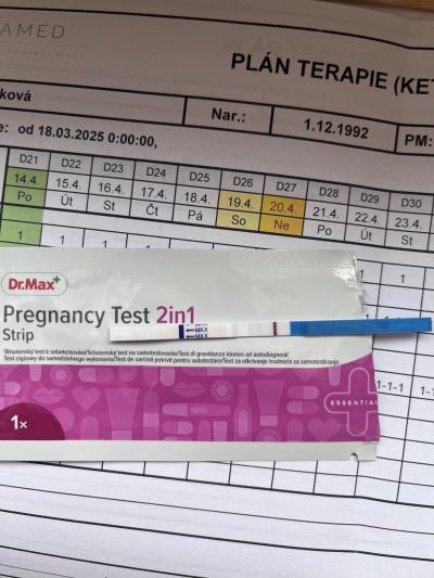 Neplodnost | Slabě pozitivní test 5 den po KeT