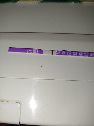 Testování a těhotenský test | Mamatest - 4dny zpoždění, slabý duch