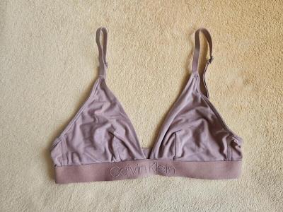 Béžová tělová podprsenka baletka Calvin Klein velikost S