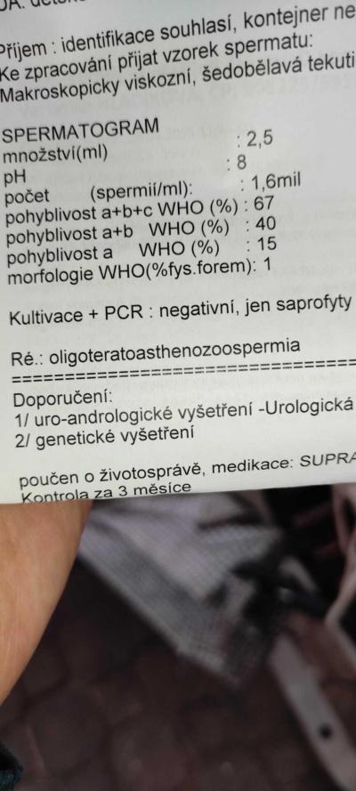 Snažení | Pro muže - porucha plodnosti