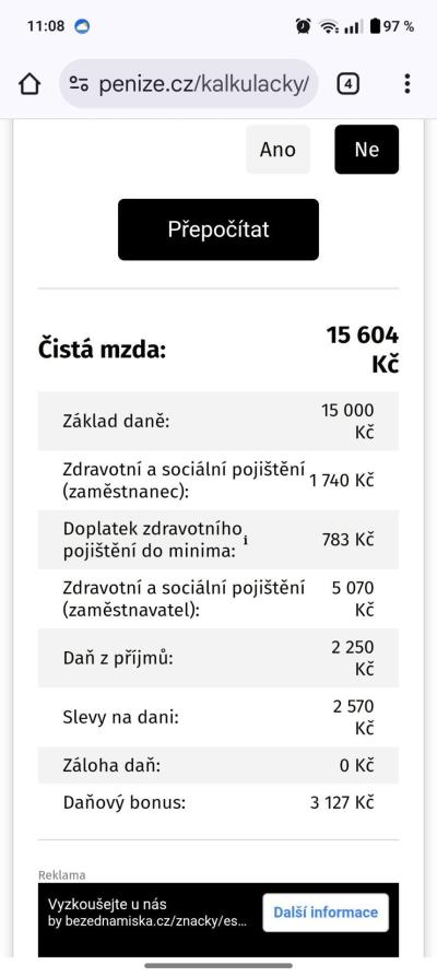 Daňové přiznání | Sleva na dani dítě při DPČ
