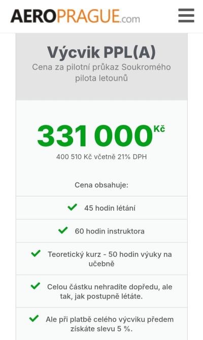 Studium a kurzy | Dcera a letecký výcvik – podpořily byste své dítě?