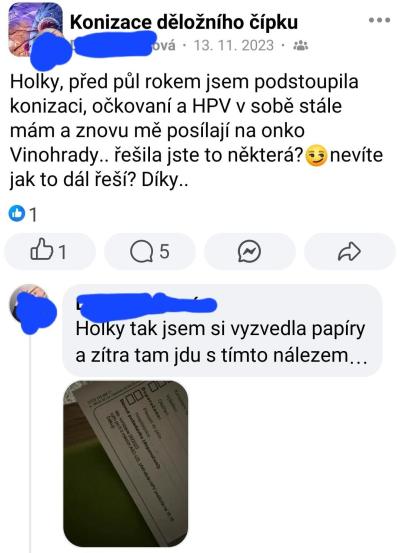 Gynekologické potíže | Očkování po konizaci čípku