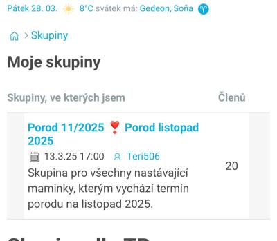 Těhotenství | TP listopad 2025