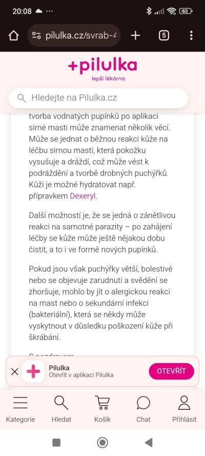 Zdravotní potíže dospělých | Svrab a co dál?