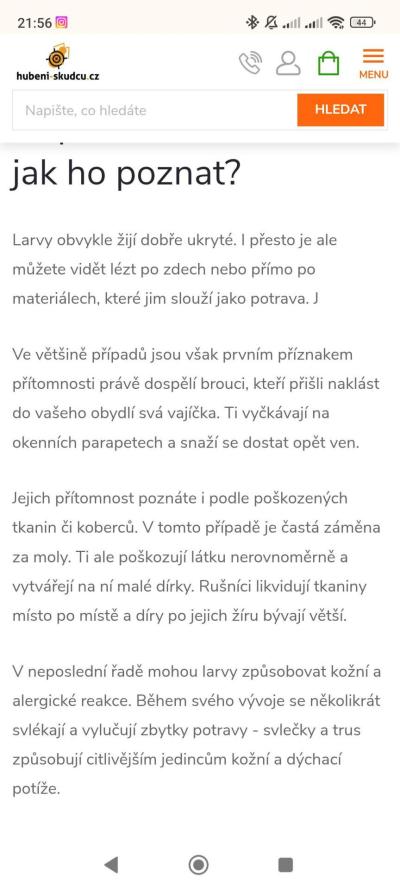 Domácnost | Broučci v bytě u oken