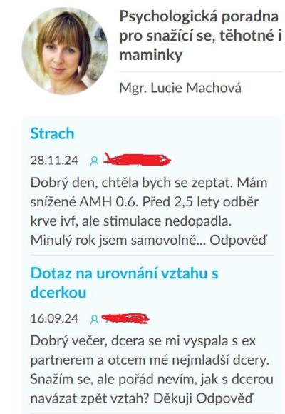 Dotazy pro adminy | Chyba v Matrixu /e-miminu/