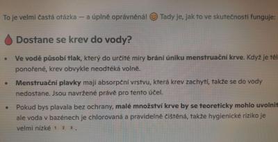 Gynekologické potíže | Menstruace u dcery, dovolená