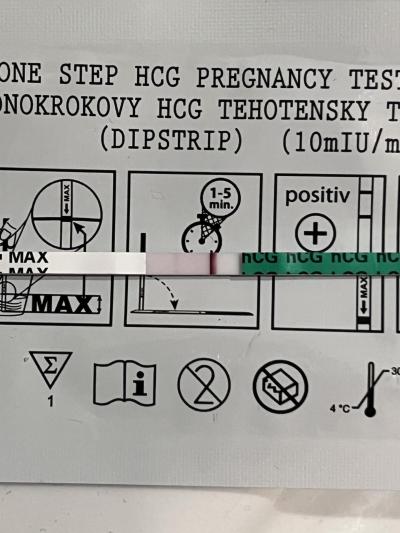 Testování a těhotenský test | Duch 10minut po limitu???