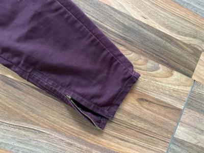 Vínové kalhoty, vel XS, Pull and Bear
