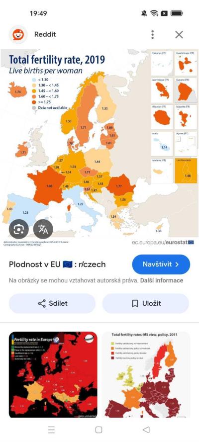 Neplodnost | Bilance ČT - nízká porodnost