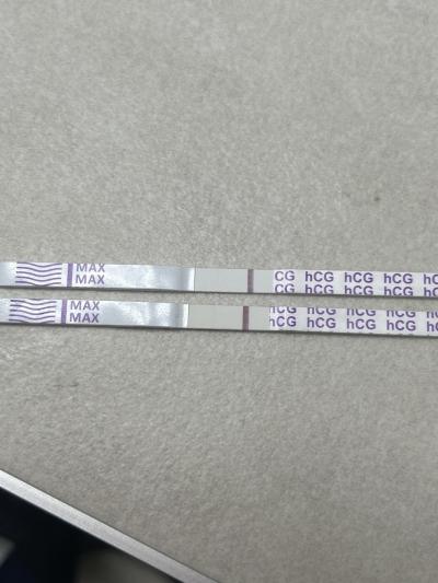 Testování a těhotenský test | 8 dní od ovitrelle