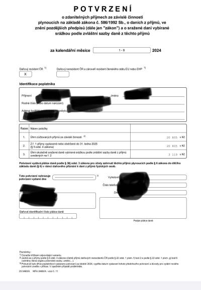 Daňové přiznání | Nejasnosti v DPČ a daních