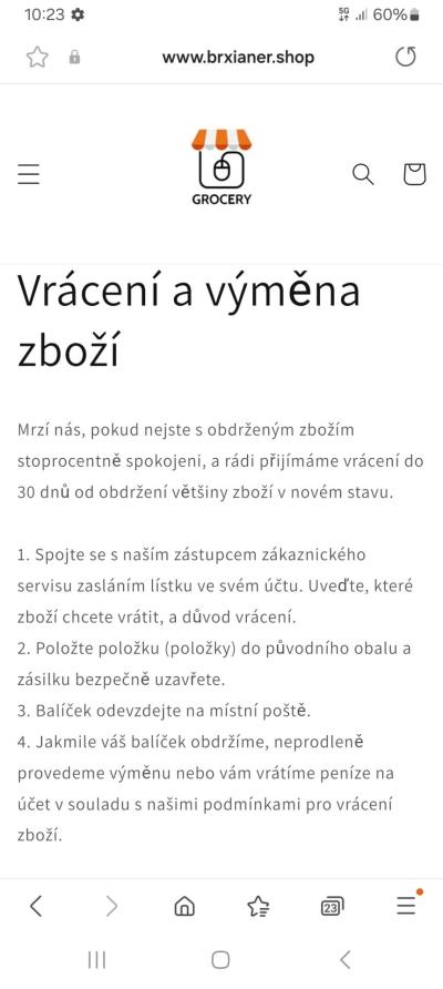 Nakupujeme - obchody, reklamace | Reklamace Grocery - zkušenosti