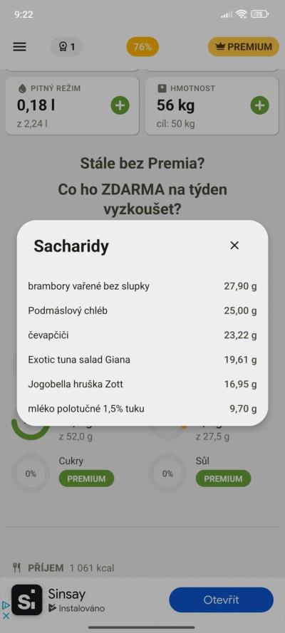 Cvičíme, krásníme a třeba i hubneme | Kaloricke tabulky , nevim si rady