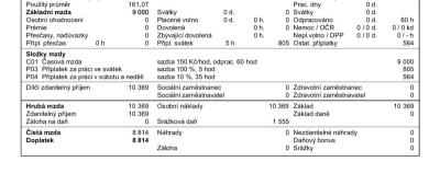 Daňové přiznání | Vyplatnice DPP