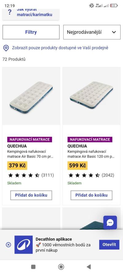 Dovolené a dětské tábory | Kvalitní, pohodlná karimatka do stanu