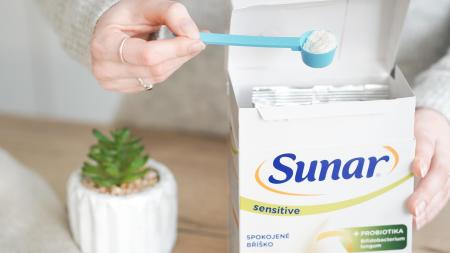 Mléko s probiotiky pro citlivá bříška: Vyzkoušejte Sunar Sensitive 2