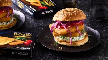 Burger se smaženým sýrem