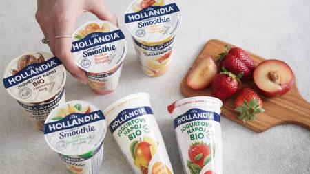 Rychlá svačina bez výčitek: Jak chutnají jogurtové nápoje a smoothies Hollandia?