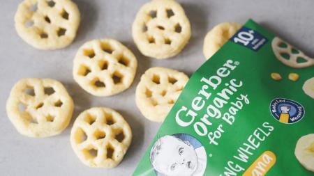 Otestovali jste GERBER Organic Chewing Wheels. Opravdu křupky chutnají i pomáhají?