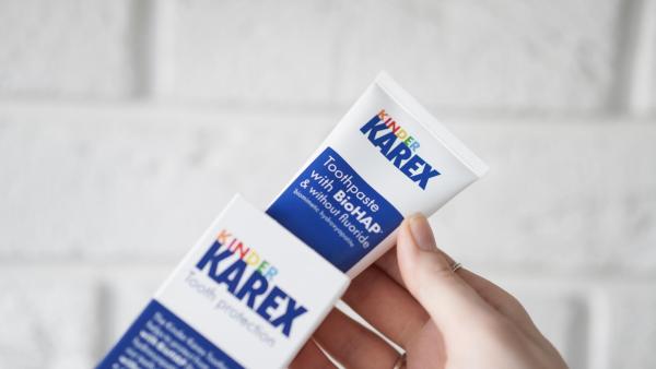 Kinder KAREX – bezpečná péče o mléčné zoubky s BioHAP.